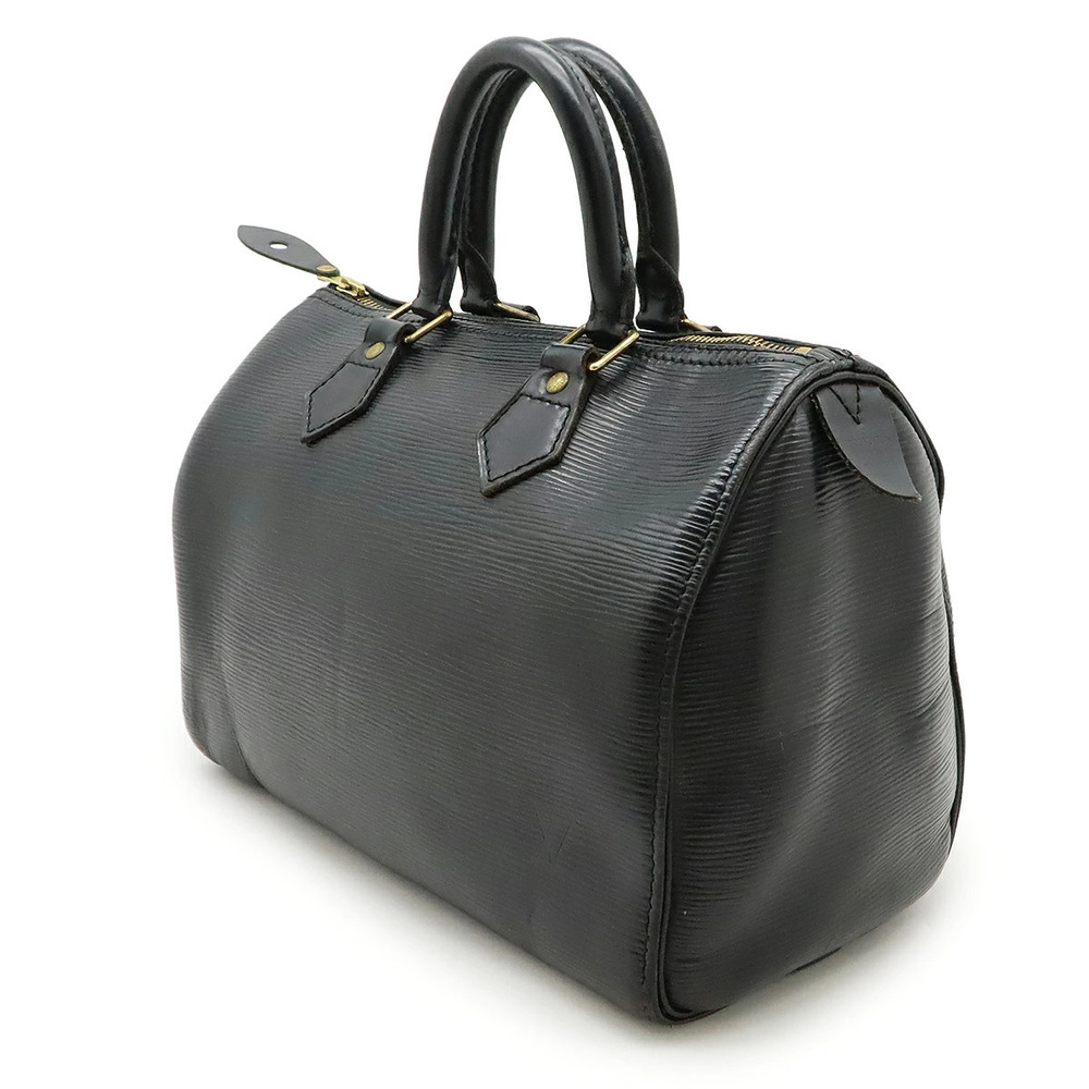 Louis Vuitton Boston Bag Speedy Noir Handbag Black Epi Black